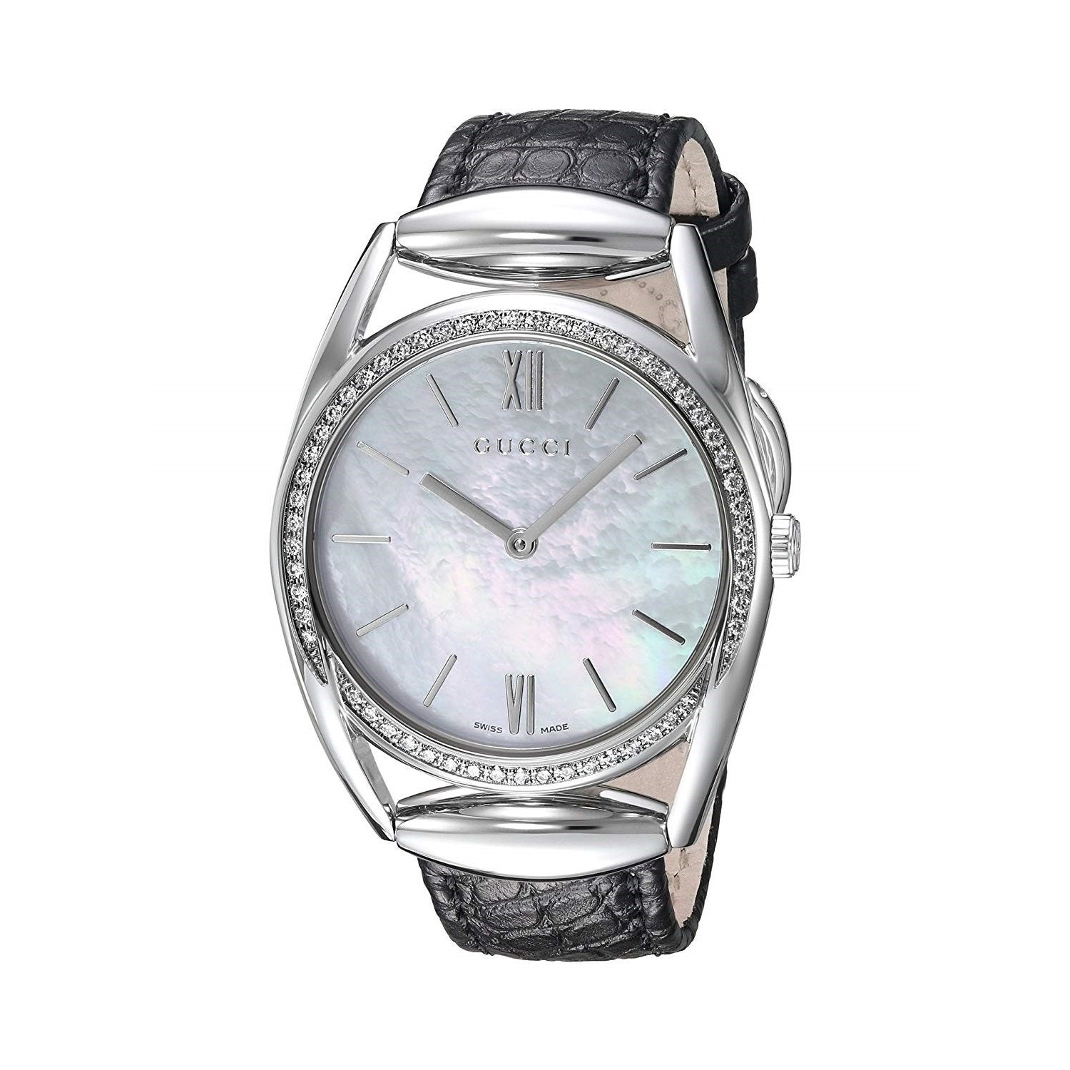 Gucci Horsebit Stainless Steel Ladies Quartz Watch