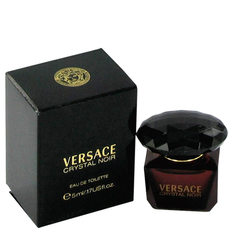 VERSACE Crystal Noir / EDT Mini 0.17 oz (5.0 ml) (w)